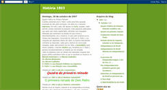 Desktop Screenshot of historia1803.blogspot.com