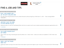 Tablet Screenshot of findajobandtips.blogspot.com
