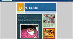 Desktop Screenshot of peachthecat.blogspot.com