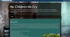 Desktop Screenshot of nochildrennocry.blogspot.com