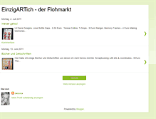 Tablet Screenshot of einzigartich-derflohmarkt.blogspot.com