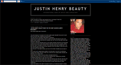 Desktop Screenshot of justinhenrybeauty.blogspot.com