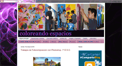 Desktop Screenshot of coloreandoespacios.blogspot.com