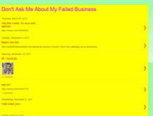 Tablet Screenshot of myfailedbusiness.blogspot.com