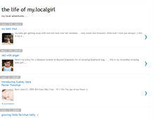 Tablet Screenshot of mylocalgirl.blogspot.com