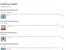 Tablet Screenshot of cardsbycookie.blogspot.com