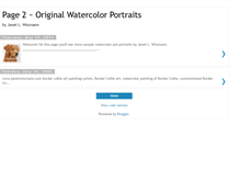 Tablet Screenshot of janetwissmannportraits.blogspot.com