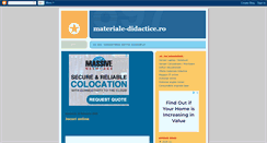 Desktop Screenshot of materiale-didactice.blogspot.com