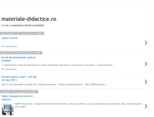 Tablet Screenshot of materiale-didactice.blogspot.com