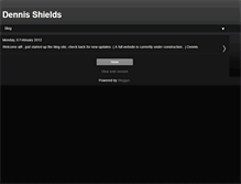 Tablet Screenshot of dennisshields.blogspot.com