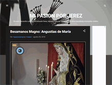 Tablet Screenshot of mipasionporjerez-manuel.blogspot.com