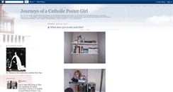 Desktop Screenshot of catholicpostergirl.blogspot.com
