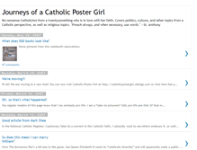 Tablet Screenshot of catholicpostergirl.blogspot.com