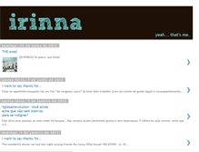 Tablet Screenshot of irinalopes.blogspot.com