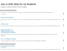 Tablet Screenshot of justalittlehelp-formystudents.blogspot.com