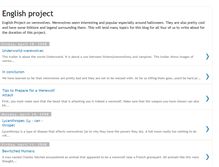 Tablet Screenshot of englishwerewolveproject.blogspot.com