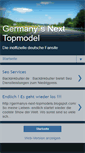 Mobile Screenshot of germanys-next-topmodels.blogspot.com