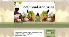 Desktop Screenshot of localfoodandwines.blogspot.com