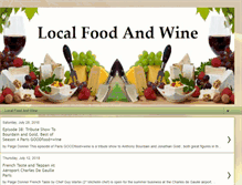 Tablet Screenshot of localfoodandwines.blogspot.com