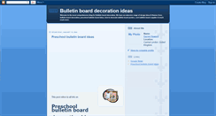 Desktop Screenshot of preschool-bulletin-board-ideas.blogspot.com