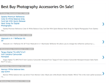 Tablet Screenshot of photography-accessories-blog.blogspot.com