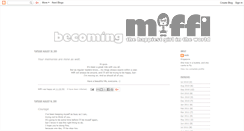 Desktop Screenshot of becomingmiffi.blogspot.com