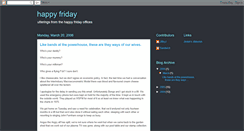 Desktop Screenshot of happyfridayinc.blogspot.com