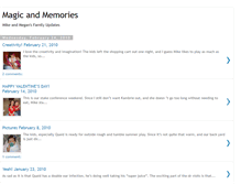 Tablet Screenshot of magicandmemories.blogspot.com