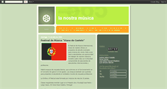 Desktop Screenshot of nostramusica.blogspot.com