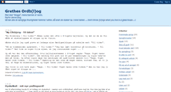 Desktop Screenshot of ordblog.blogspot.com