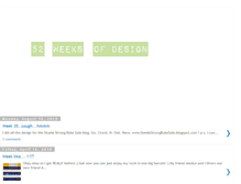 Tablet Screenshot of 52weeksofdesign.blogspot.com