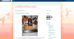 Desktop Screenshot of craftycelticcutie.blogspot.com