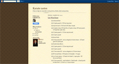 Desktop Screenshot of mykaratenotes.blogspot.com
