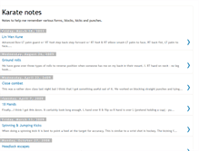 Tablet Screenshot of mykaratenotes.blogspot.com