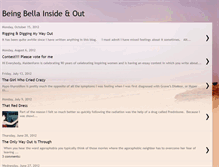 Tablet Screenshot of beingbellainsideandout.blogspot.com