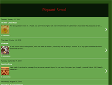 Tablet Screenshot of piquantseoul.blogspot.com