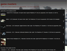 Tablet Screenshot of gamemastersonline.blogspot.com