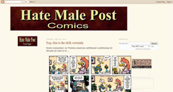 Desktop Screenshot of hatemalepostcomics.blogspot.com