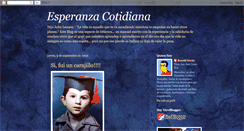 Desktop Screenshot of esperanzacotidiana.blogspot.com