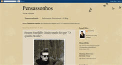 Desktop Screenshot of pensassonhos.blogspot.com