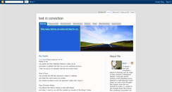 Desktop Screenshot of lostinconviction.blogspot.com