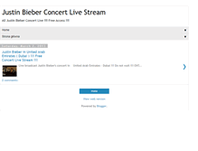 Tablet Screenshot of justinbieberliveconcert.blogspot.com