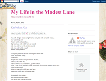 Tablet Screenshot of mylifeinthemodestlane.blogspot.com