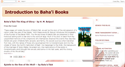 Desktop Screenshot of introductionbahaibooks.blogspot.com