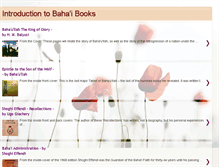 Tablet Screenshot of introductionbahaibooks.blogspot.com