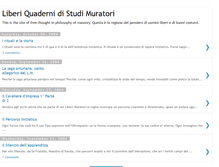 Tablet Screenshot of liberi-quaderni-di-studi-muratori.blogspot.com