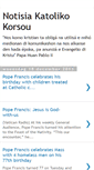 Mobile Screenshot of notisiakatolikokorsou.blogspot.com