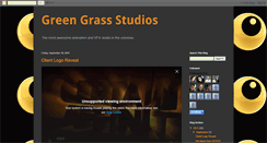 Desktop Screenshot of greengrassstudios.blogspot.com