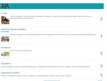 Tablet Screenshot of madamczykszkolenia.blogspot.com