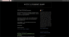 Desktop Screenshot of kittysstudentdiary.blogspot.com